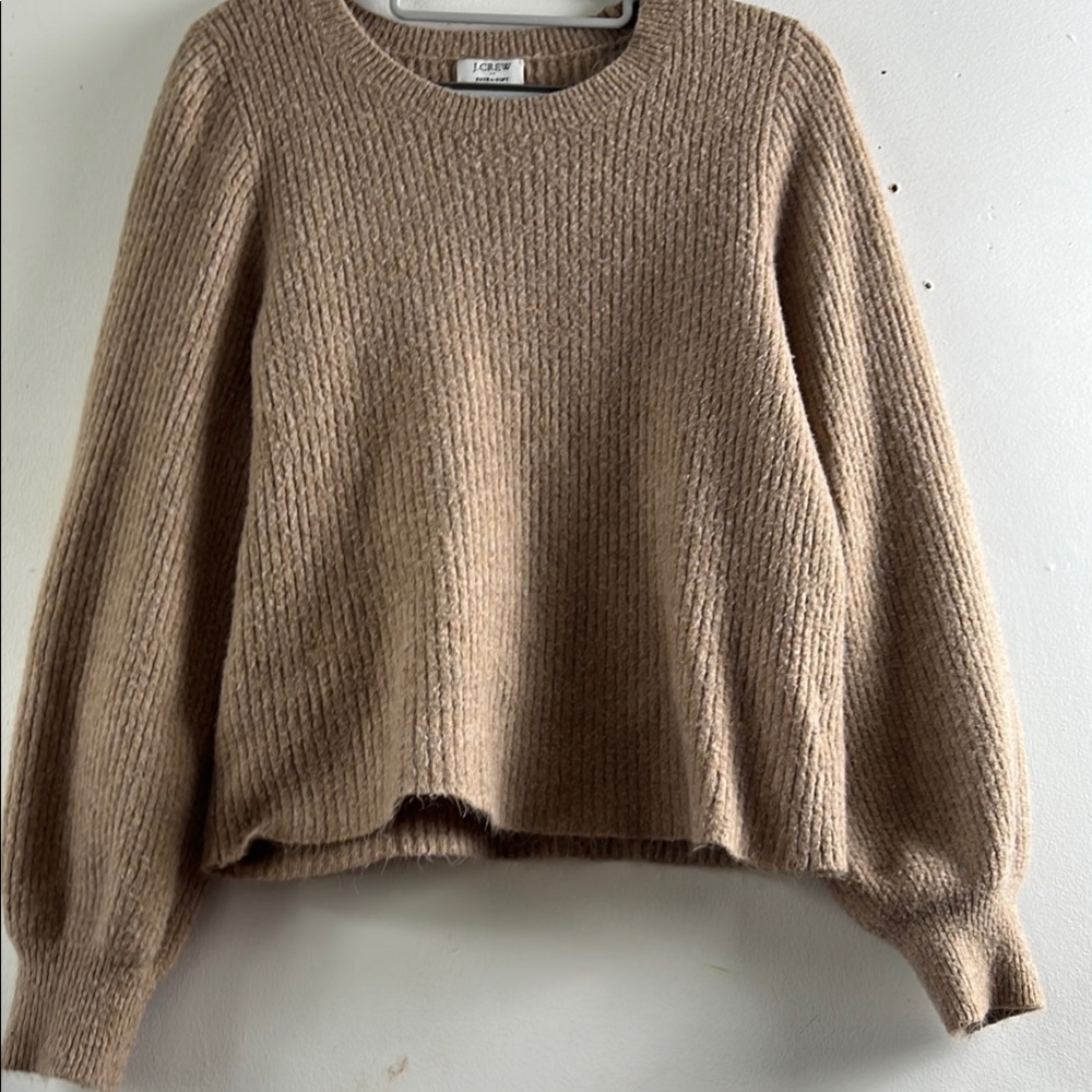 J. Crew Cozy Beige Sweater size M